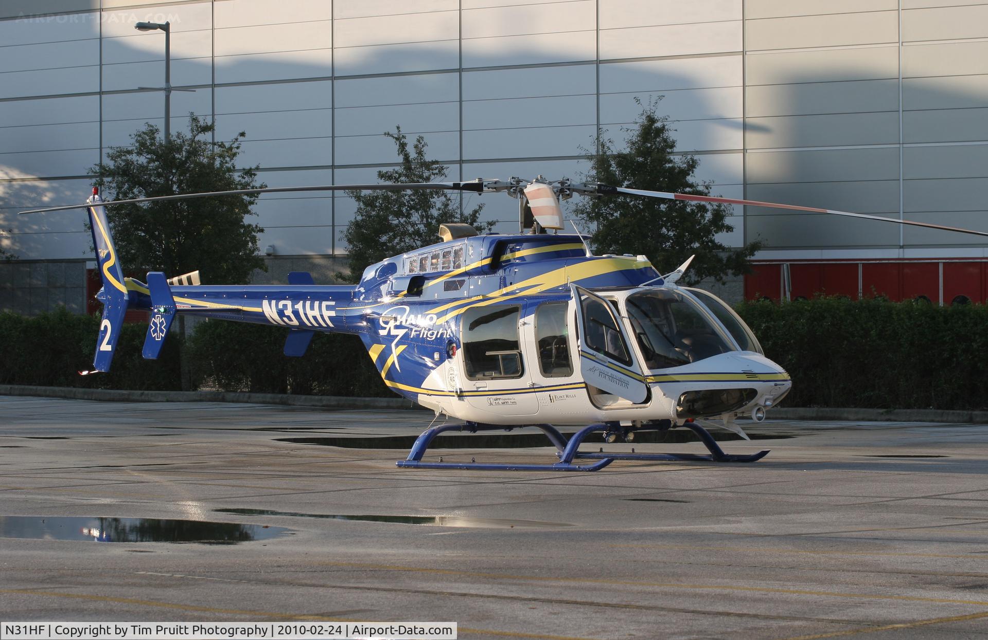N31HF, Bell 407 C/N 53876, HALO Flight Bell 407