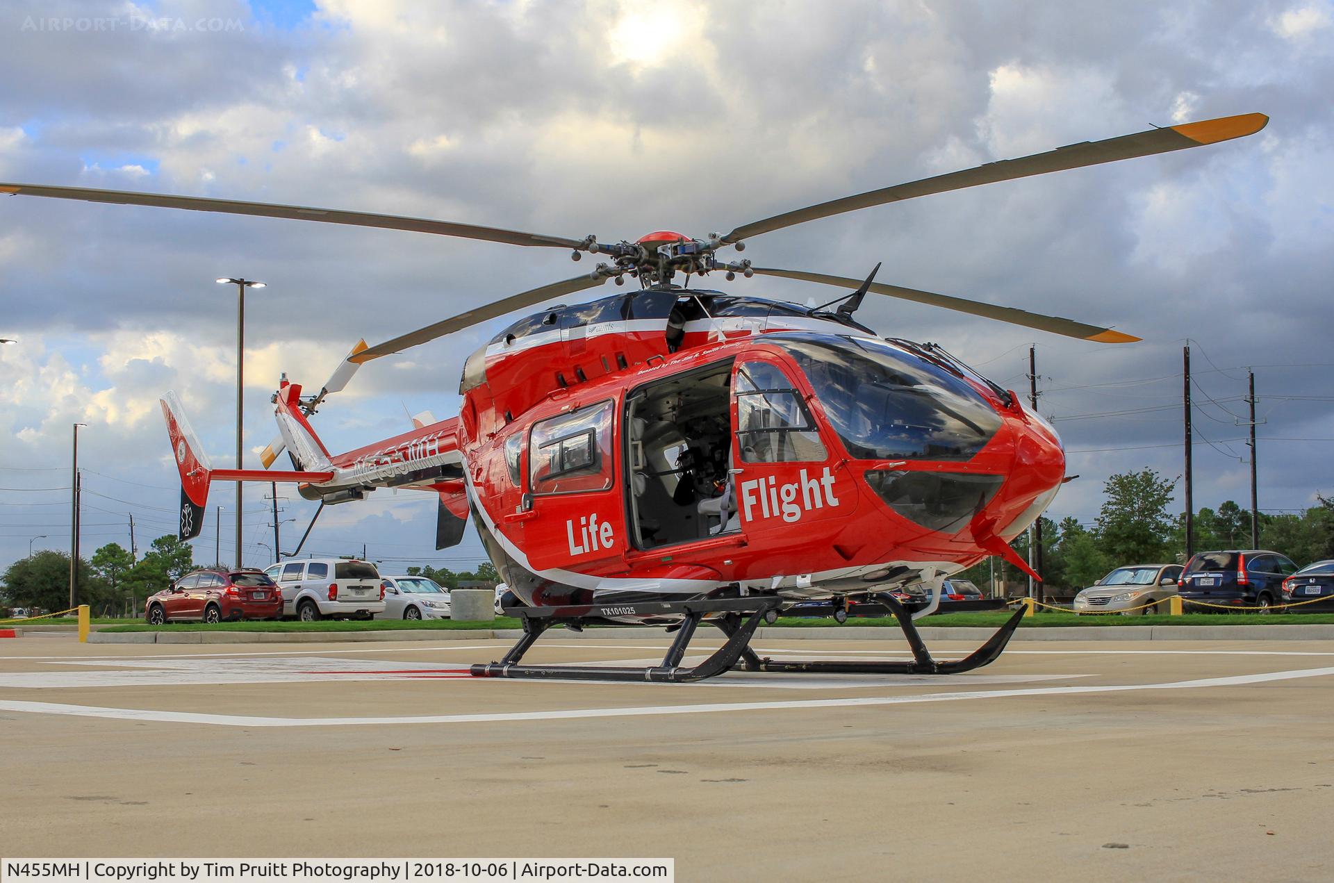 N455MH, 2008 Eurocopter-Kawasaki EC-145 (BK-117C-2) C/N 9161, Memorial Hermann Lifeflight