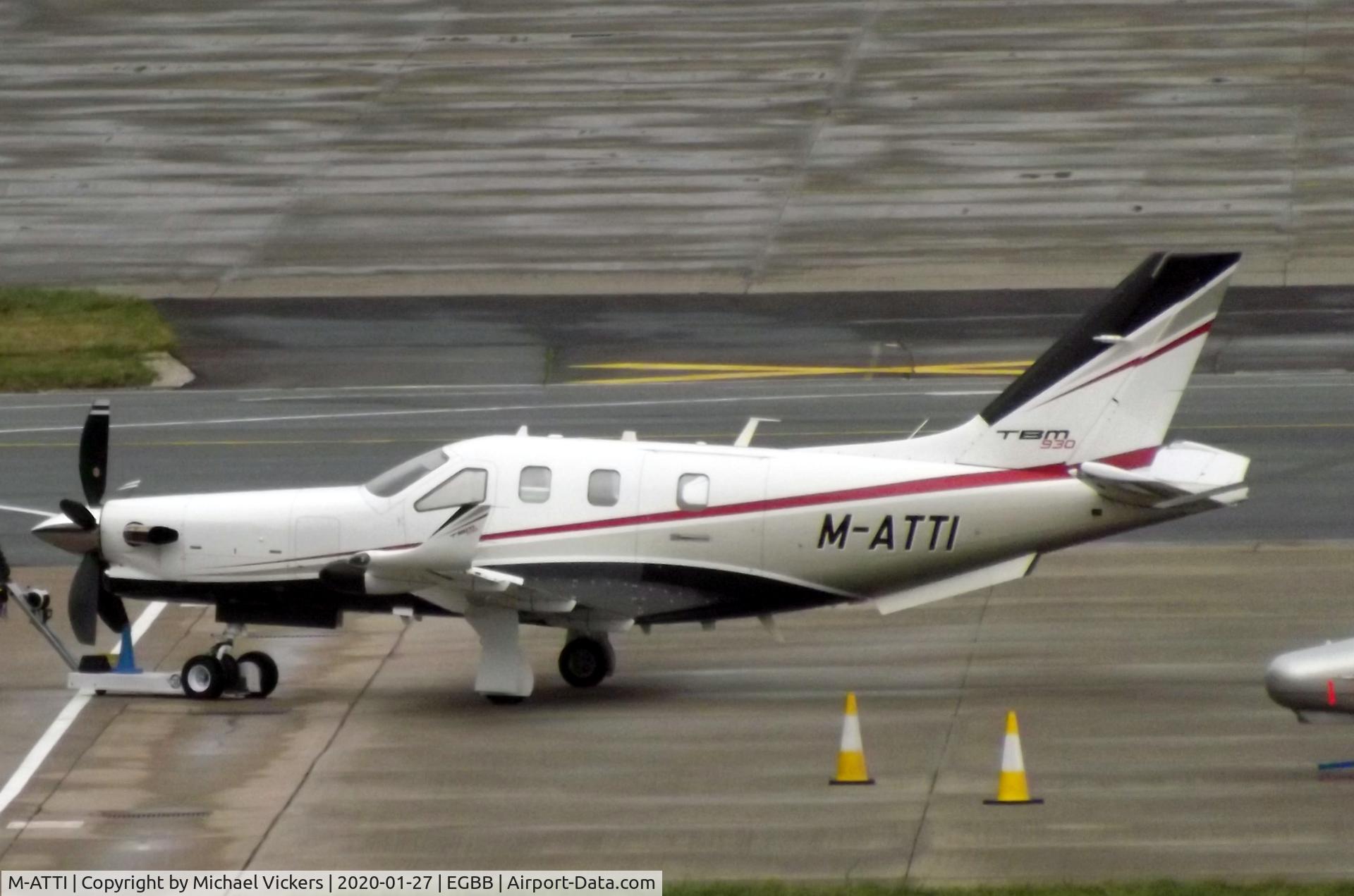 M-ATTI, 2016 Daher TBM-930 C/N 1127, Parked on the XLR Ramp