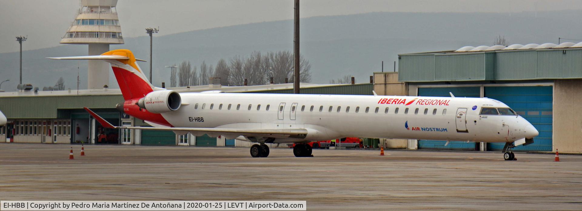 EI-HBB, 2016 Bombardier CRJ-1000 (CL-600-2E25) C/N 19049, Aeropuerto de Foronda - Vitoria-Gasteiz - Euskadi - España