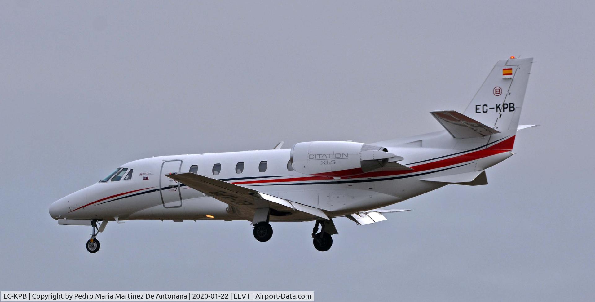 EC-KPB, 2007 Cessna 560XLS Citation Excel C/N 560-5753, Aeropuerto de Foronda - Vitoria-Gasteiz - Euskadi - España