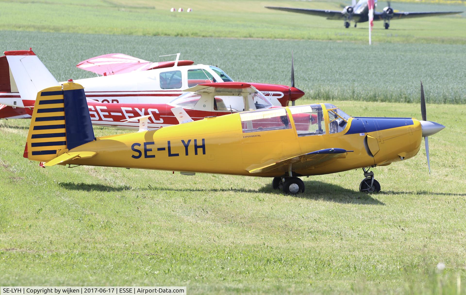 SE-LYH, 1965 Saab 91D Safir C/N 91-470, Skå-Edeby