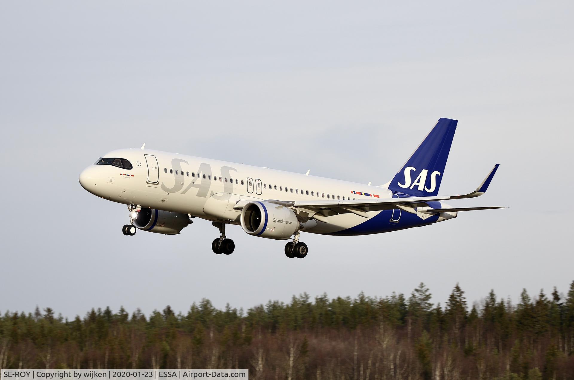 SE-ROY, 2019 Airbus A320-251N C/N 9316, RWY 26