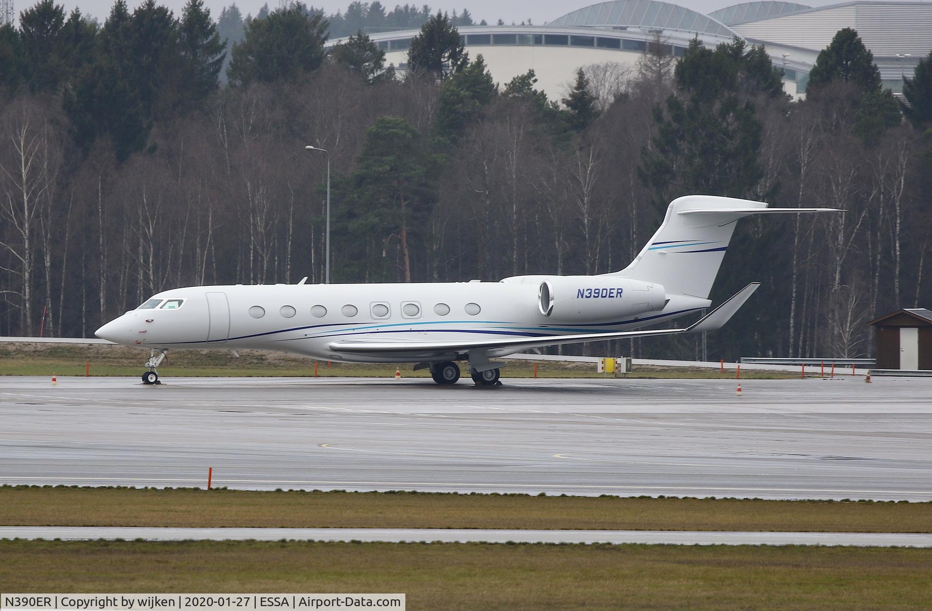 N390ER, 2018 Gulfstream G-VI (G650ER) C/N 6358, Ramp M