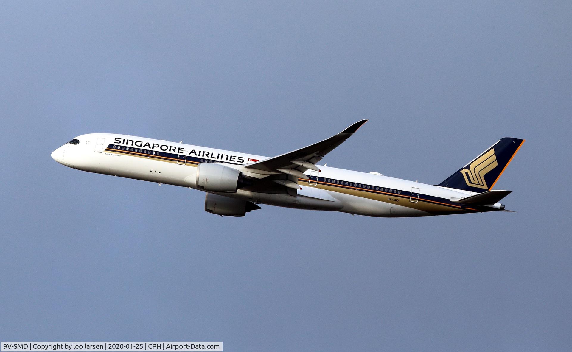 9V-SMD, 2016 Airbus A350-941 C/N 037, Copenhagen 25.1.2020