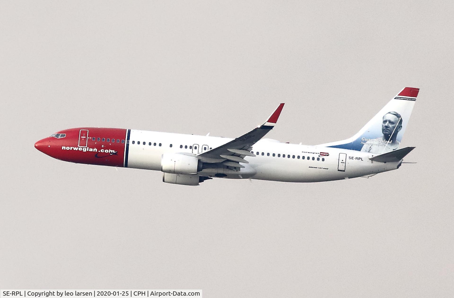SE-RPL, 2016 Boeing 737-8JP C/N 42080, Copenhagen 25.1.2020