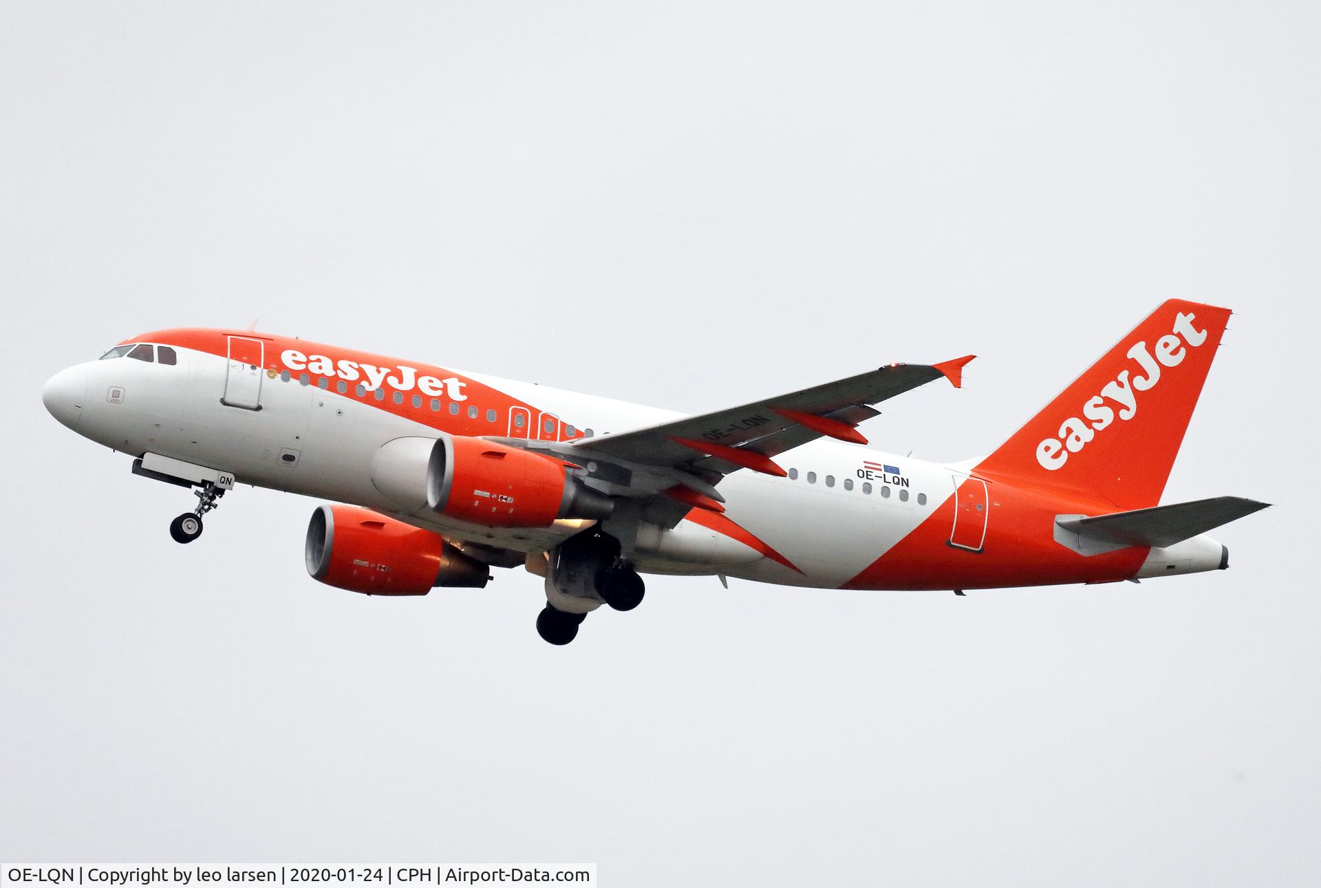 OE-LQN, 2008 Airbus A319-111 C/N 3735, Copenhagen 24.1.2020