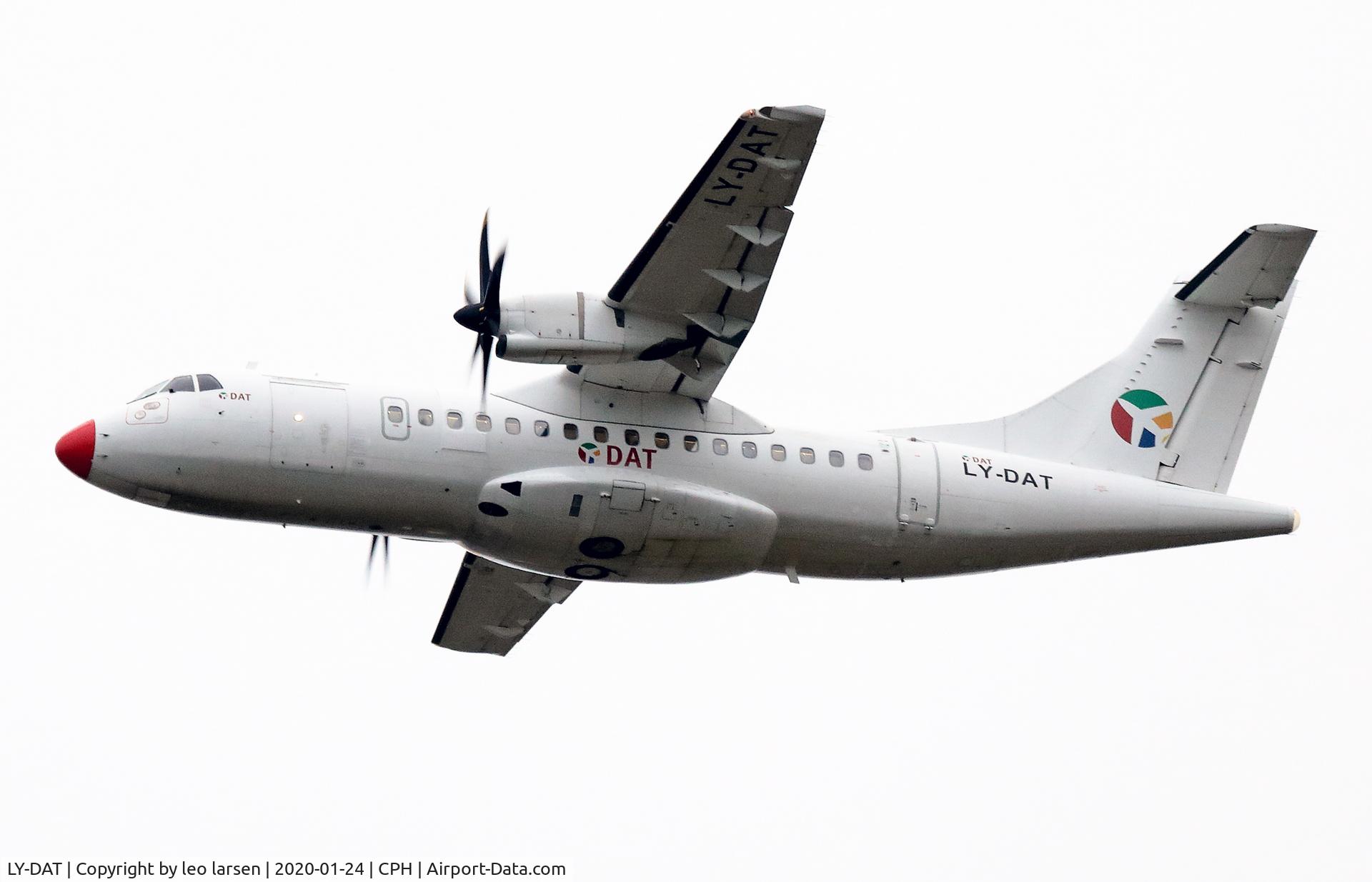 LY-DAT, 1994 ATR 42-500 C/N 445, Copenhagen 24.1.2020