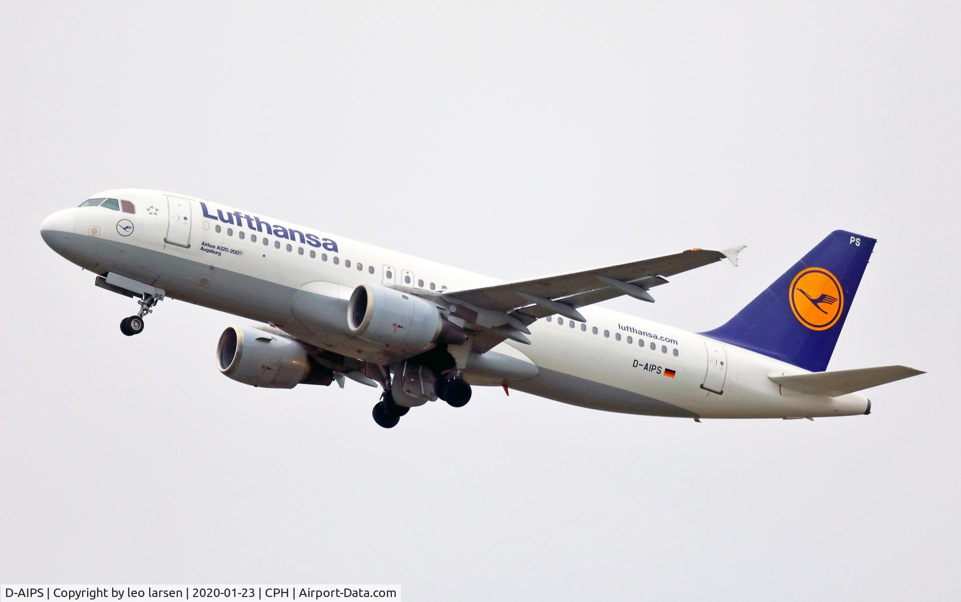 D-AIPS, 1990 Airbus A320-211 C/N 0116, Copenhagen 23.1.2020