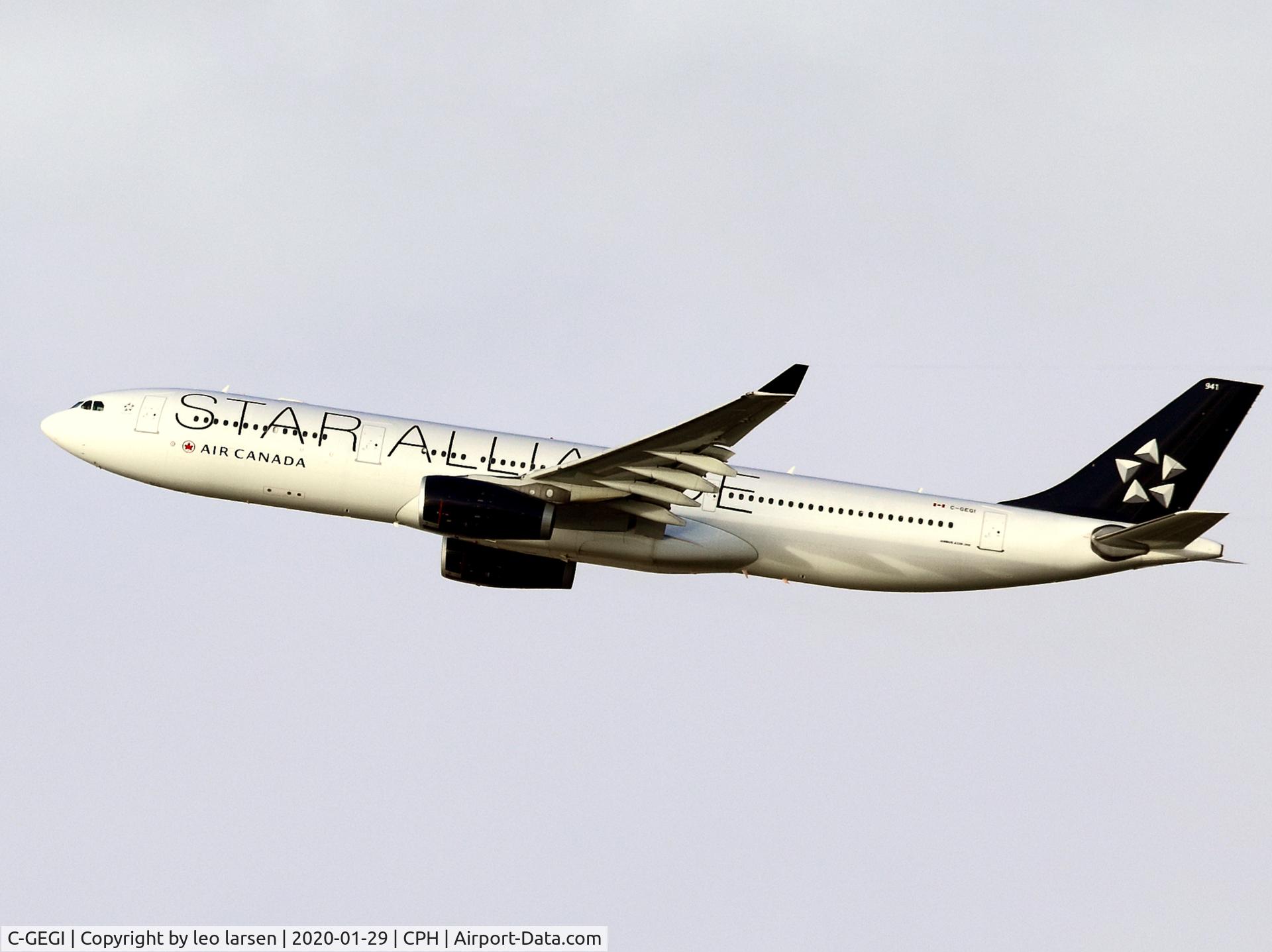 C-GEGI, 2009 Airbus A330-343 C/N 1012, Copenhagen 29.1.2020