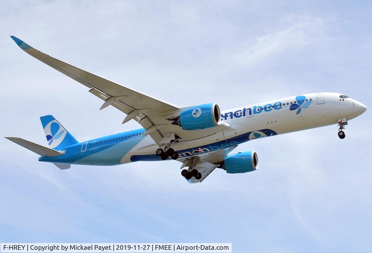 F-HREY, 2019 Airbus A350-941 C/N 325, Landing rwy 14