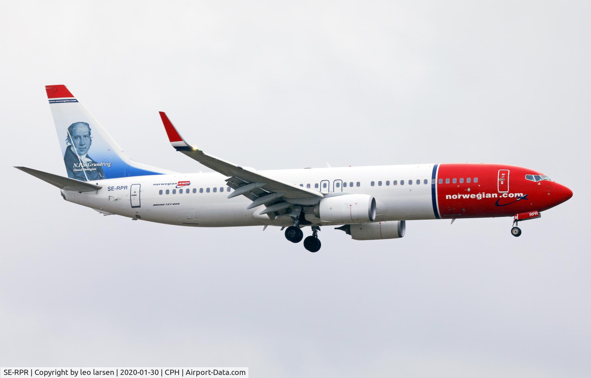 SE-RPR, 2015 Boeing 737-8JP C/N 42081, Copenhagen 30.1.2020