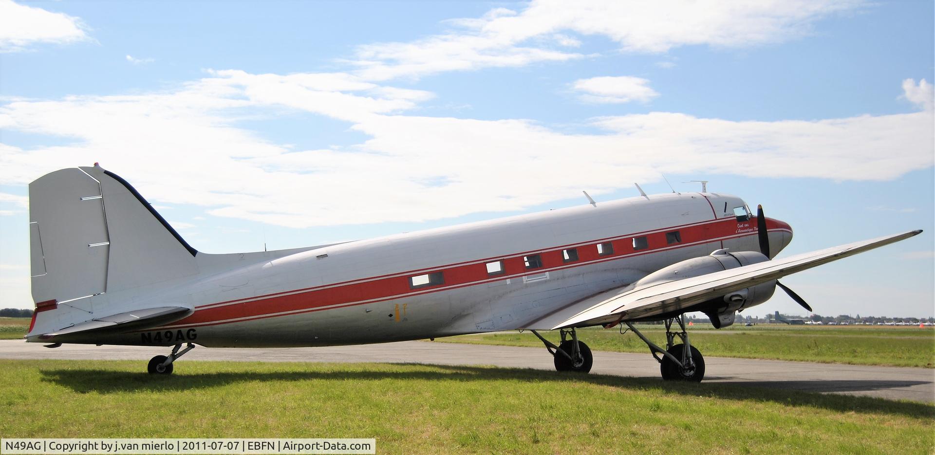 N49AG, 1943 Douglas DC-3A C/N 11737, Koksijde 65 years 2011
