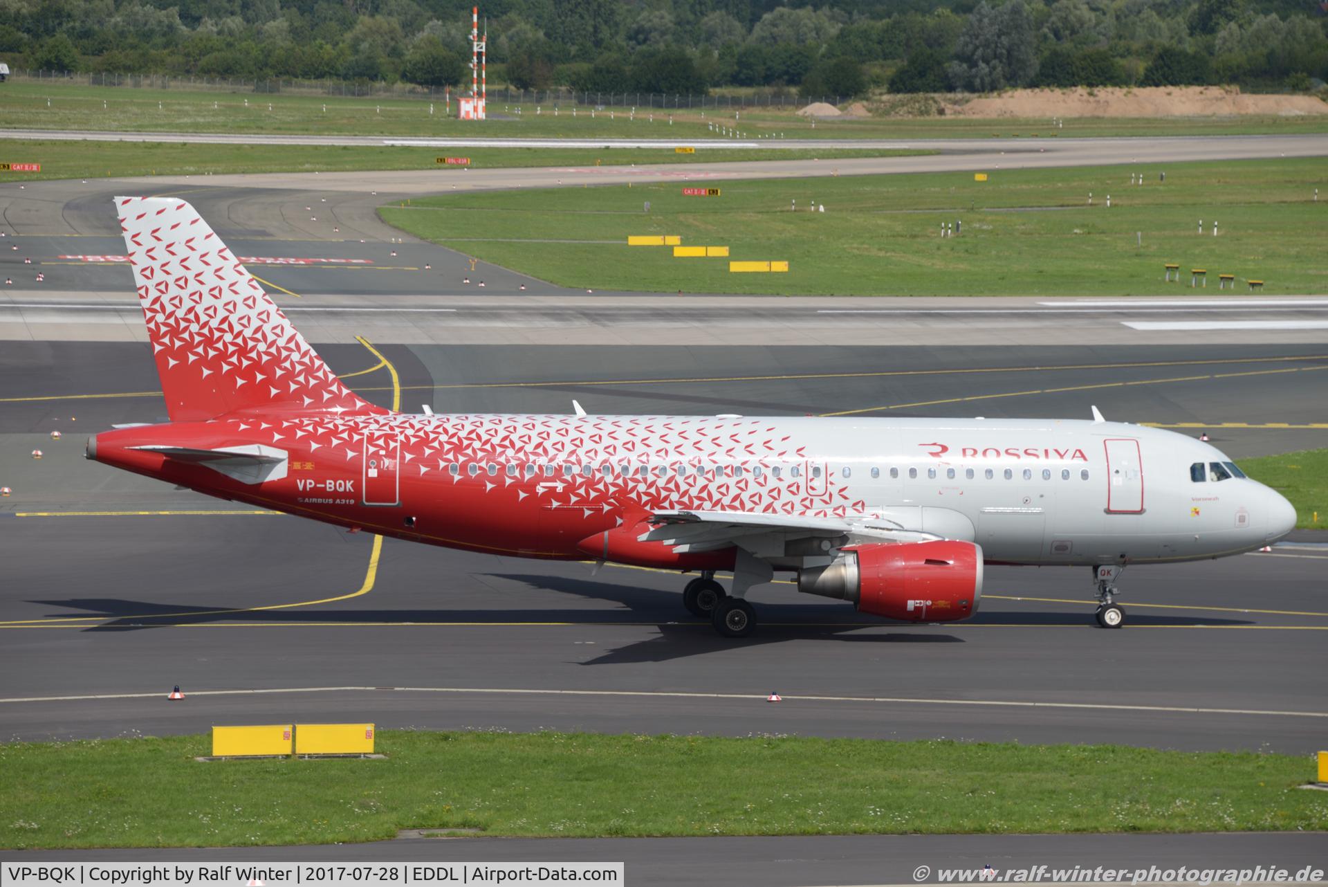 VP-BQK, 2007 Airbus A319-111 C/N 3179, Airbus A319-111 - R4 SDM Rossiya 'Voronezh' - 3179 - VP-BQK - 28.07.2017 - DUS