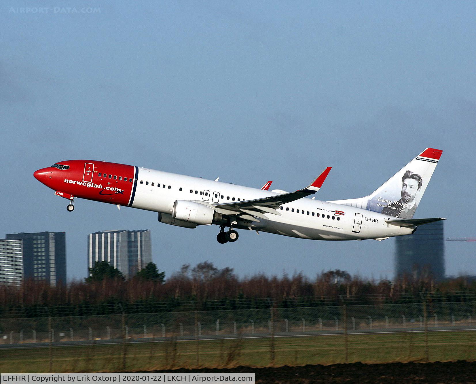 EI-FHR, 2010 Boeing 737-8JP C/N 39045, EI-FHR taking off rw 22R
