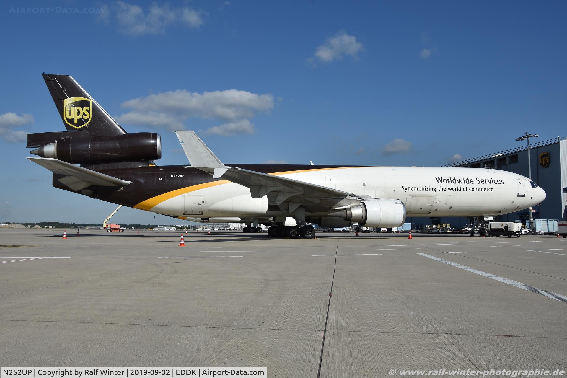 N252UP, 1996 McDonnell Douglas MD-11F C/N 48768, McDonnell Douglas MD11-F - 5X UPS United Parcel Service - 48768 - N252UP - 02.09.2019 - CGN