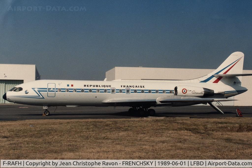 F-RAFH, 1966 Sud Aviation SE-210 Caravelle 10B1R C/N 201, 1/60 Sq GLAM - Commandement du Transport Aerien Militaire.