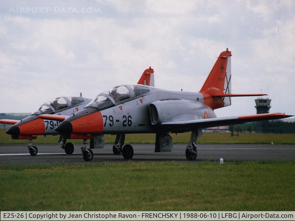 E25-26, CASA C-101EB Aviojet C/N EB01-26-026, Spain - Air Force