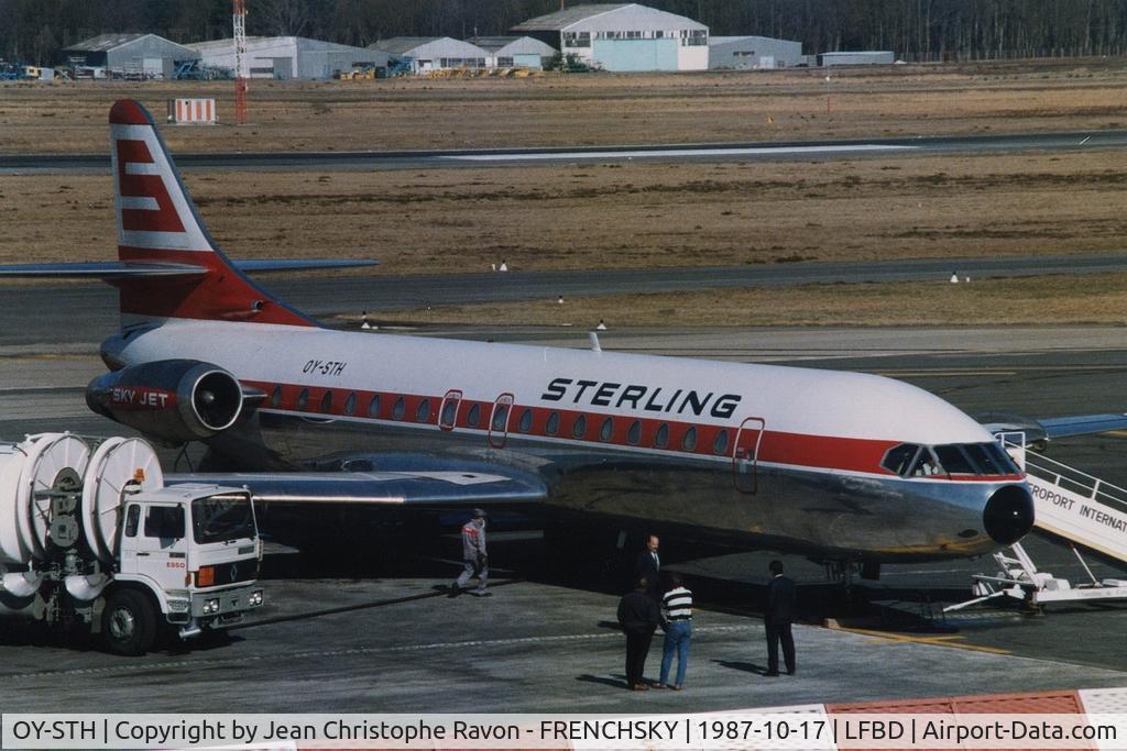 OY-STH, 1969 Sud Aviation SE-210 Caravelle 10B3 Super B C/N 262, Sterling Airways (broken up 2000 Barranquila)