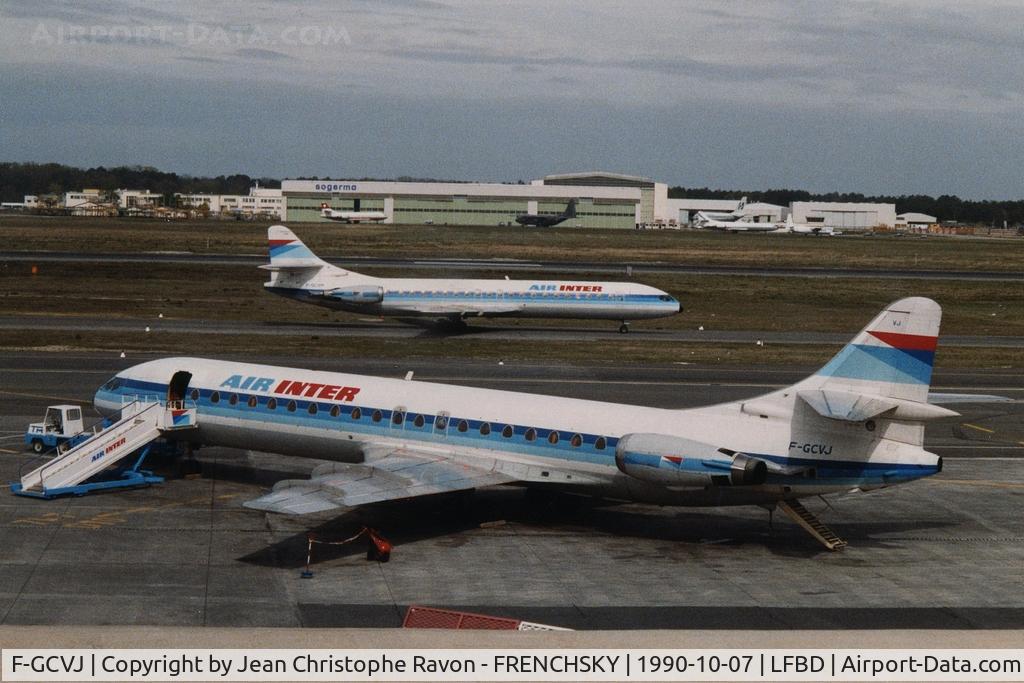 F-GCVJ, 1972 Aerospatiale SE-210 Caravelle 12 C/N 275, Air Inter (dd 11/30/1990, wfu 4/1991 ORY, stored Rennes)