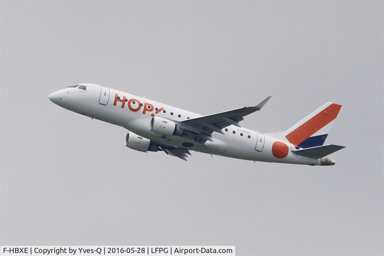 F-HBXE, 2009 Embraer 170ST (ERJ-170-100ST) C/N 17000286, Embrear 170STD, Take off rwy 08L, Roissy Charles De Gaulle airport (LFPG-CDG)