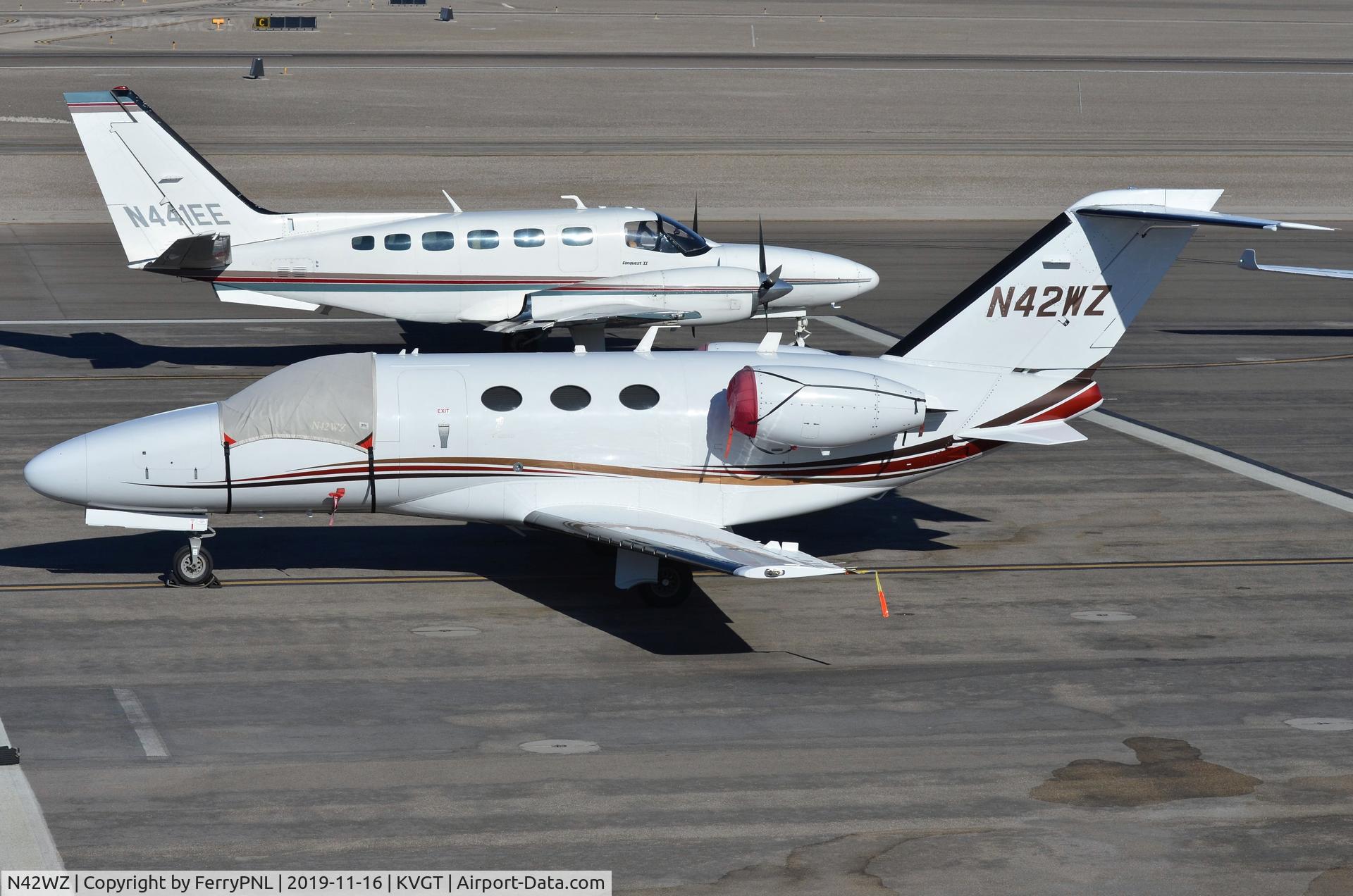 N42WZ, 2009 Cessna 510 Citation Mustang C/N 510-0175, Private Ce510 parked at VGT