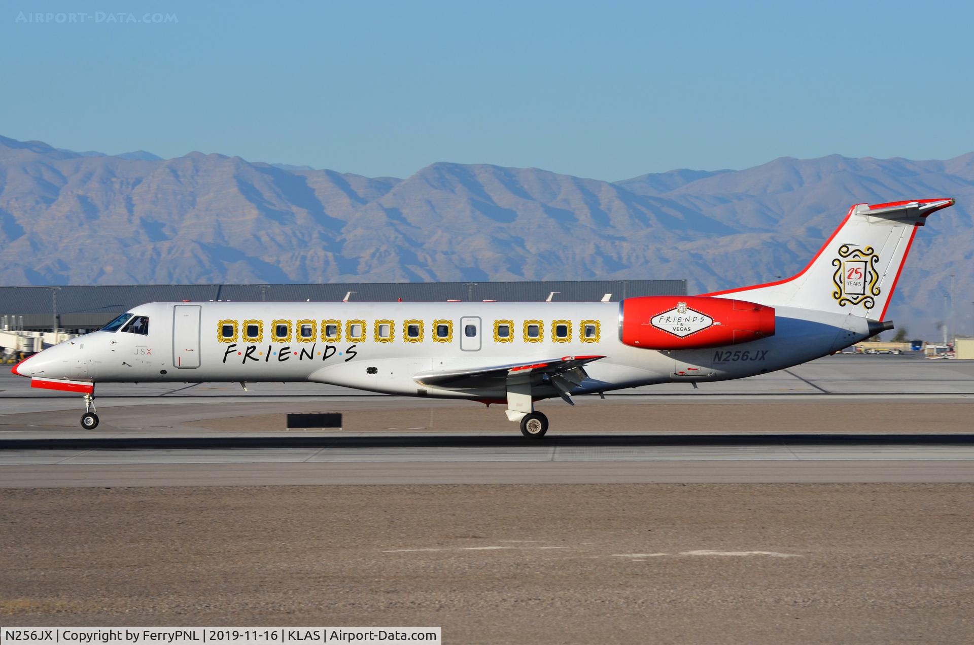 N256JX, 2000 Embraer ERJ-135LR (EMB-135LR) C/N 145211, JetSuiteX Emb135 in friends outfit