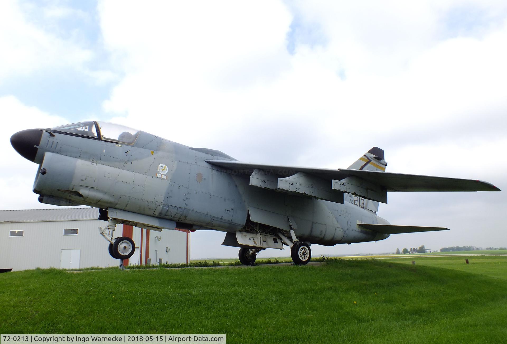 72-0213, 1972 LTV A-7D Corsair II C/N D-335, LTV A-7D Corsair II at the Iowa Aviation Museum, Greenfield IA