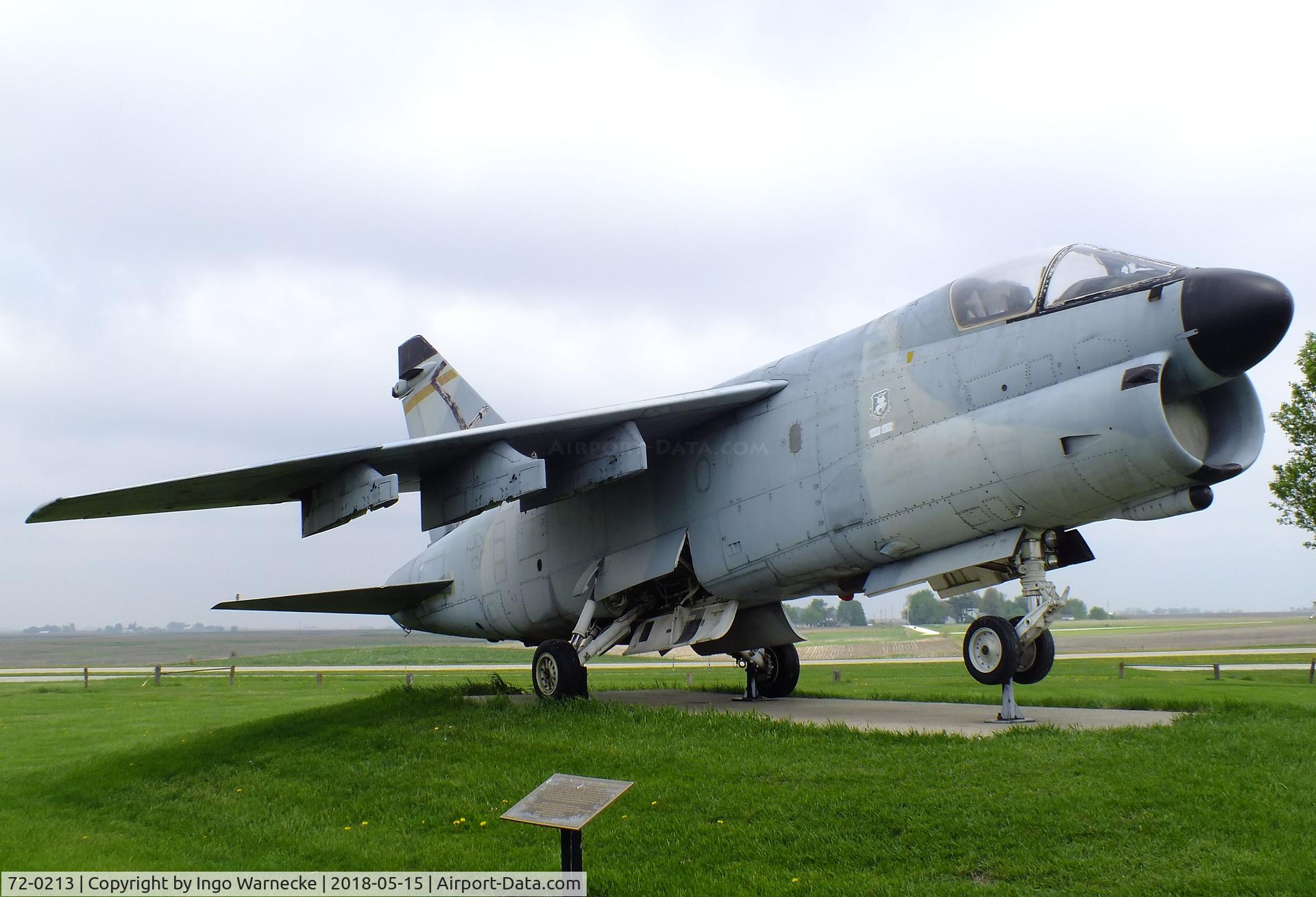 72-0213, 1972 LTV A-7D Corsair II C/N D-335, LTV A-7D Corsair II at the Iowa Aviation Museum, Greenfield IA