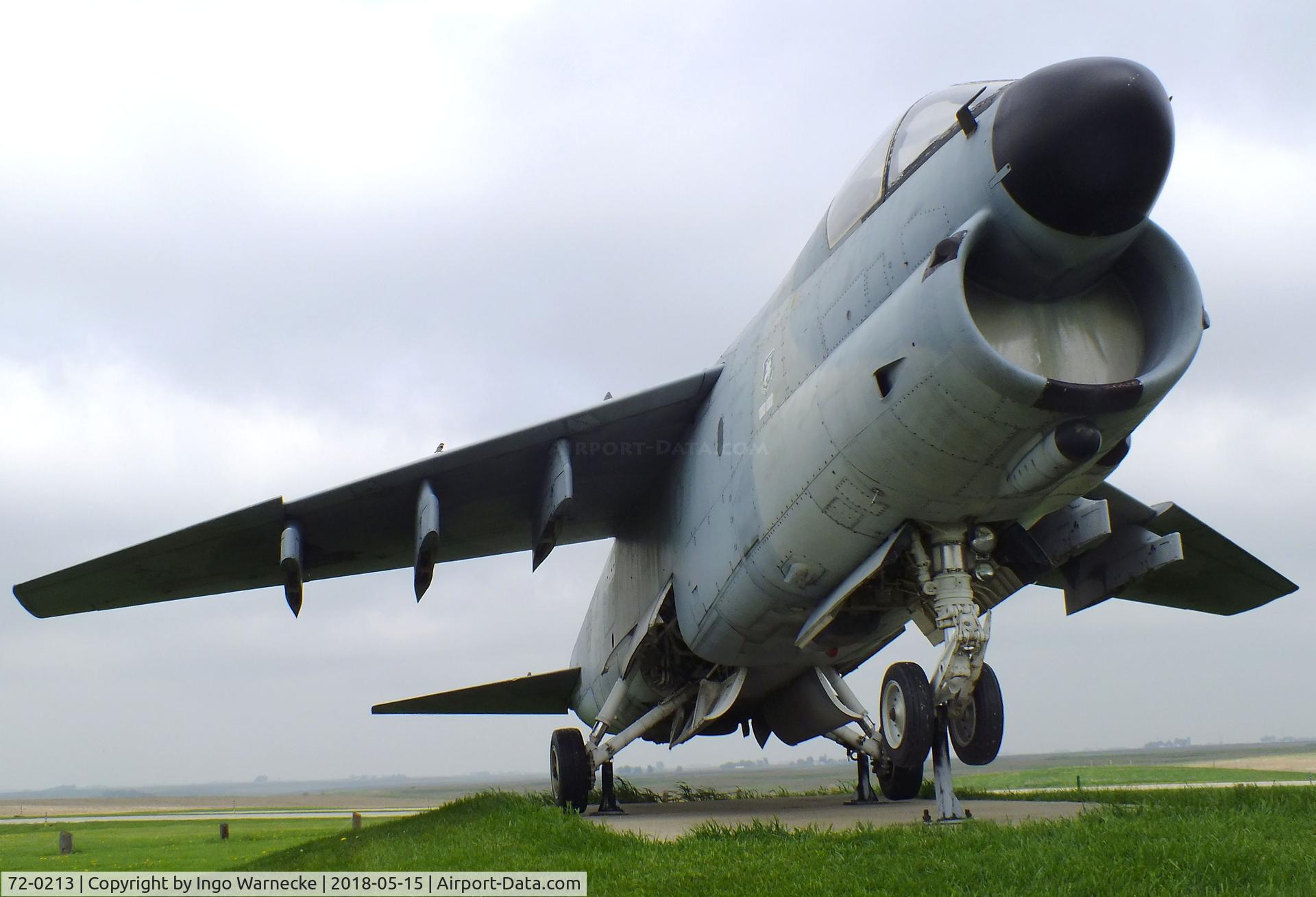 72-0213, 1972 LTV A-7D Corsair II C/N D-335, LTV A-7D Corsair II at the Iowa Aviation Museum, Greenfield IA