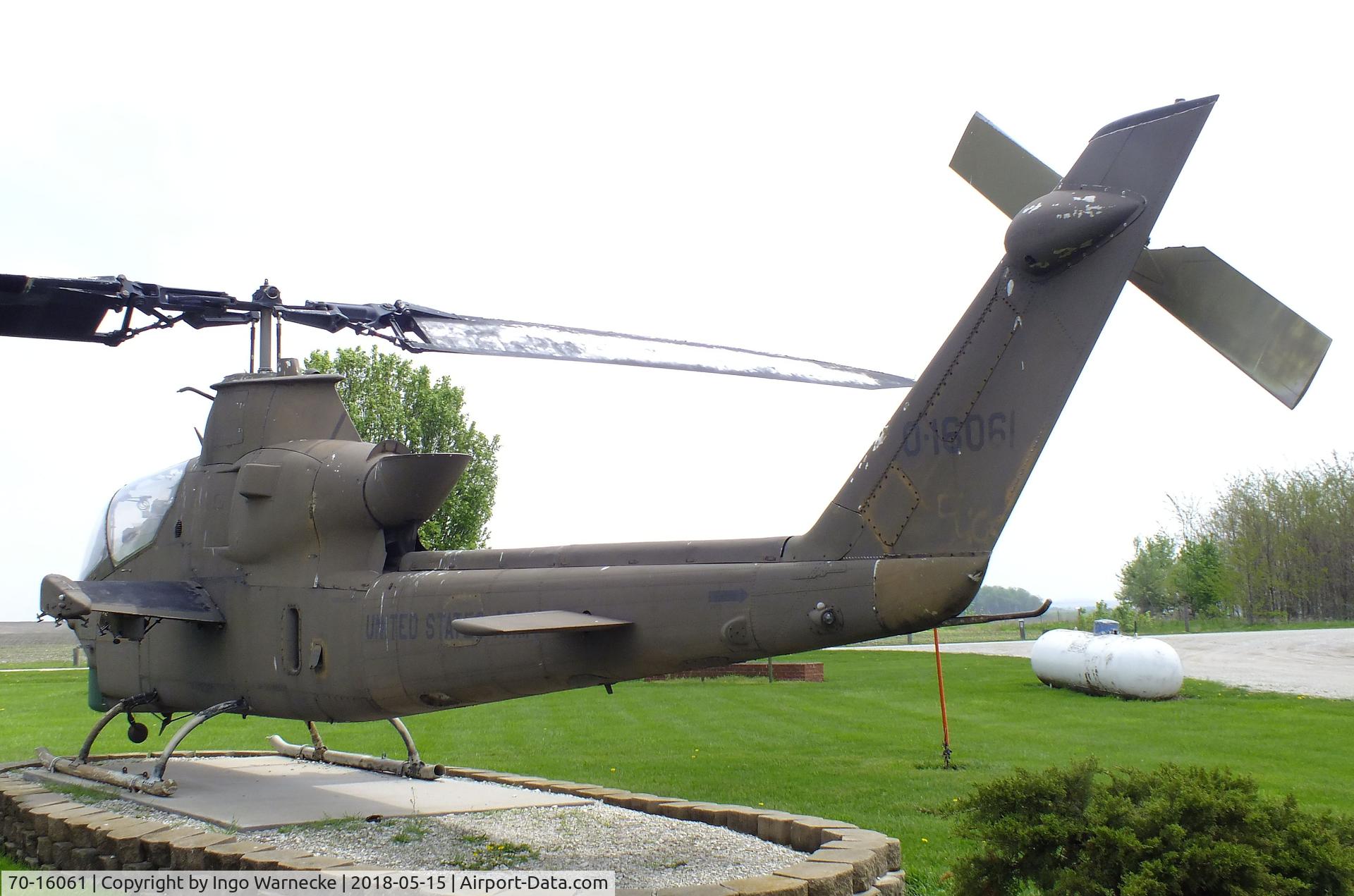 70-16061, 1970 Bell AH-1S Cobra C/N 21005, Bell AH-1S Cobra at the Iowa Aviation Museum, Greenfield IA