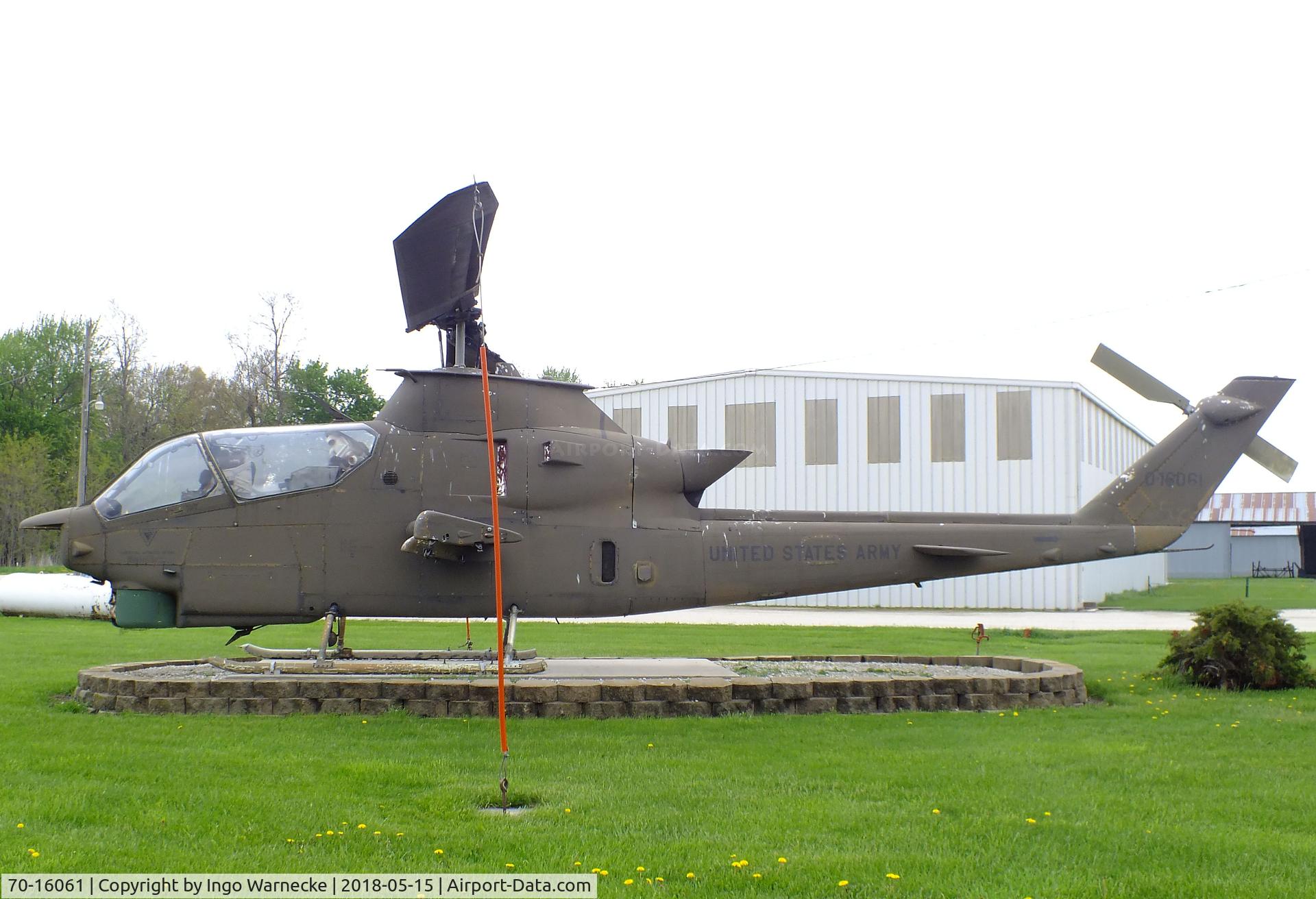 70-16061, 1970 Bell AH-1S Cobra C/N 21005, Bell AH-1S Cobra at the Iowa Aviation Museum, Greenfield IA