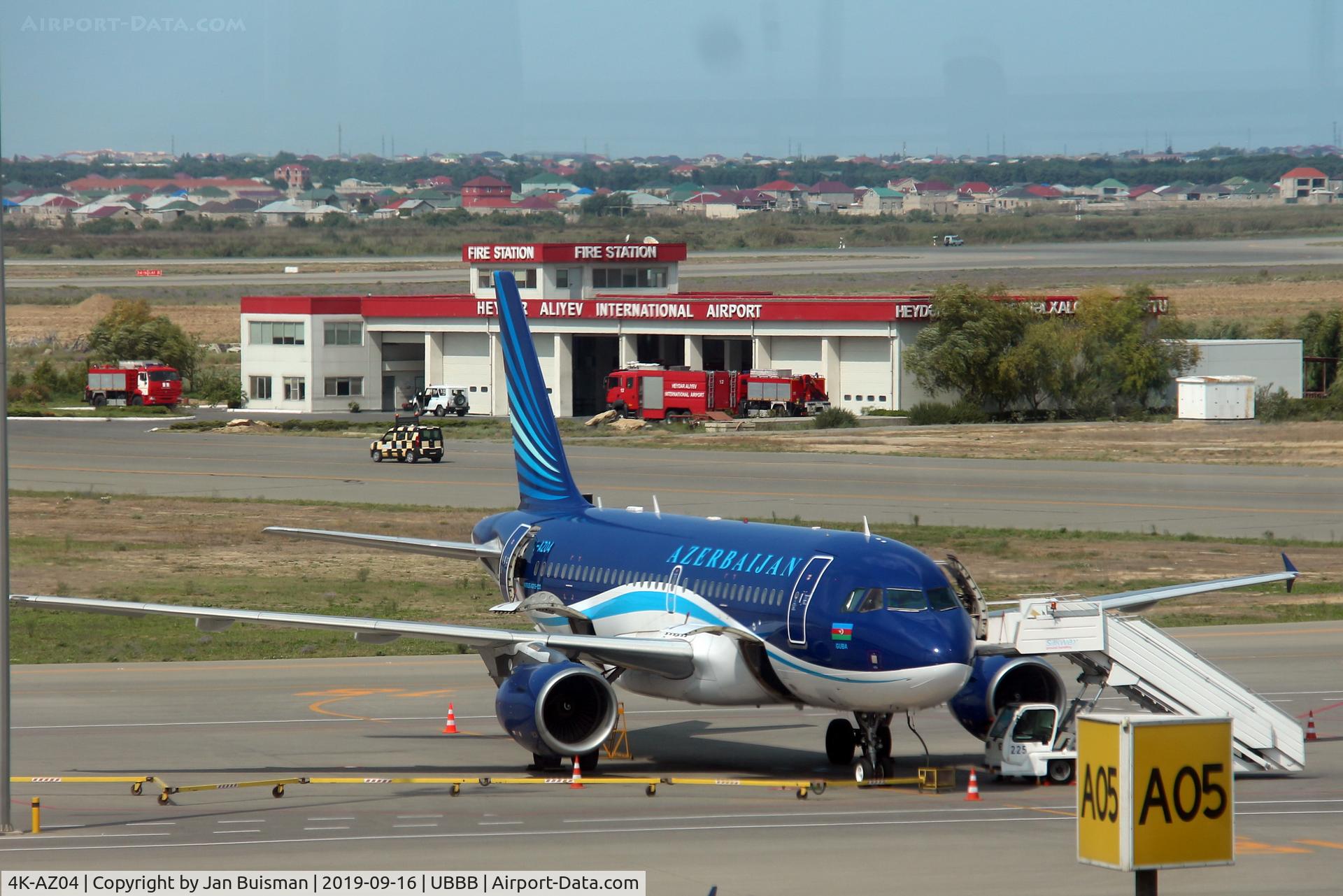 4K-AZ04, 2005 Airbus A319-111 C/N 2588, Azerbaijan Aorlines