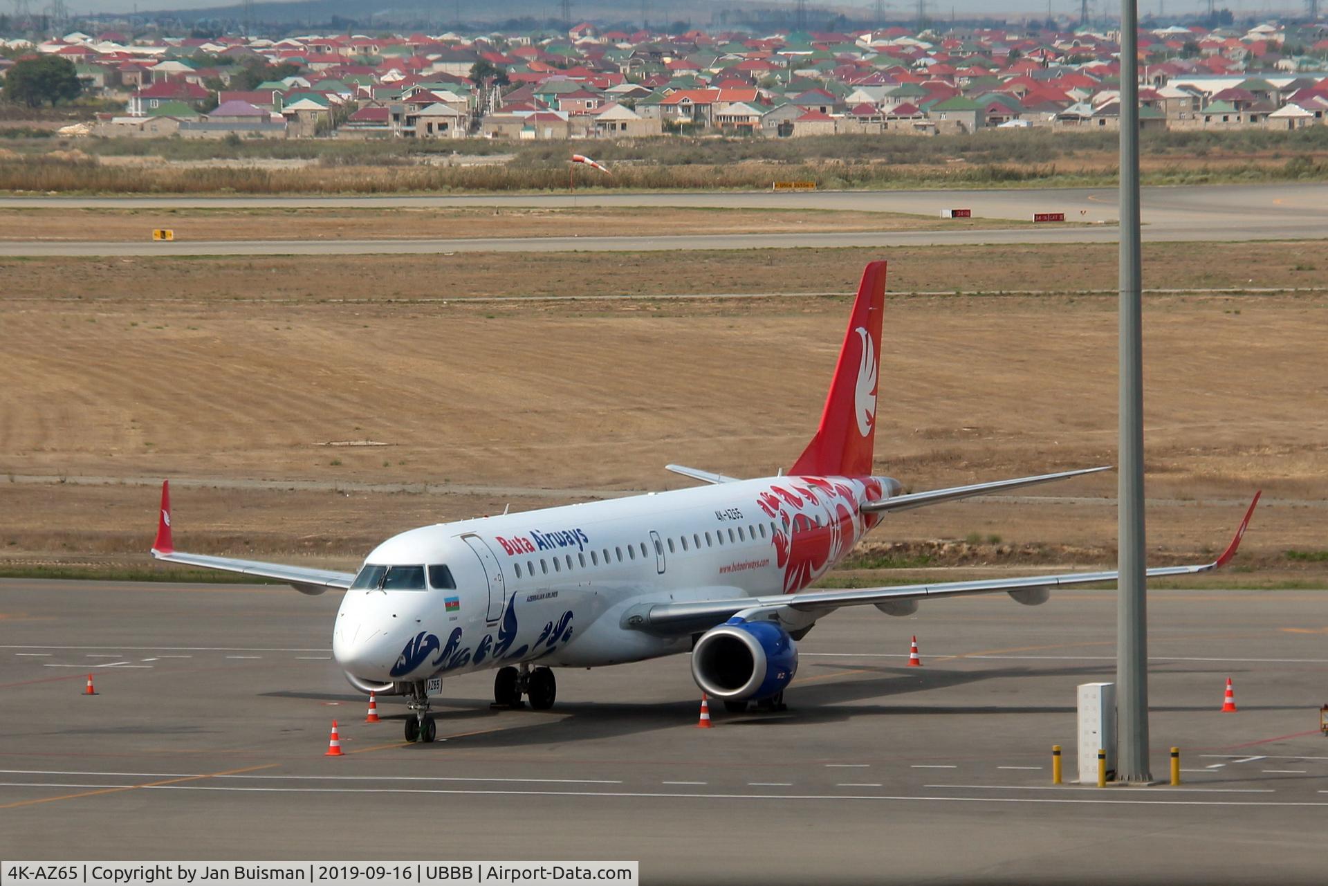 4K-AZ65, 2013 Embraer ERJ 190 AR C/N 19000630, Buta Airways