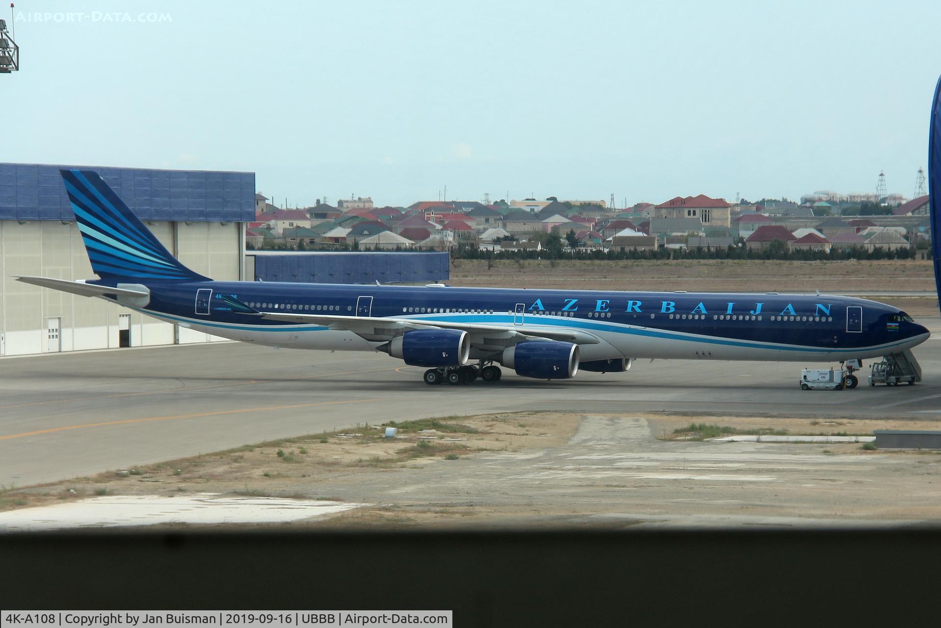 4K-A108, 2006 Airbus A340-642ACJ C/N 779, Azerbaijan Airlines
