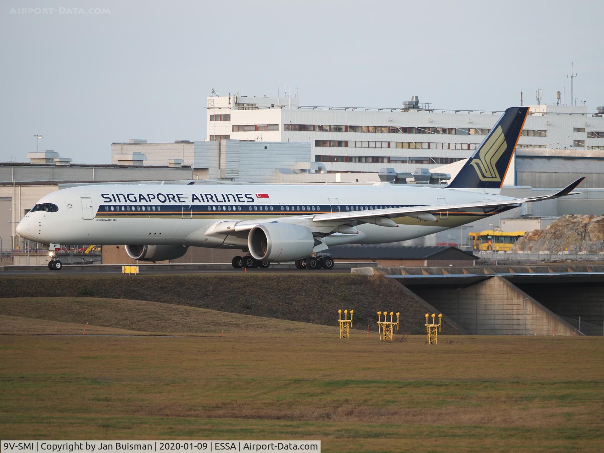 9V-SMI, 2016 Airbus A350-941 C/N 077, Singapore Airlines