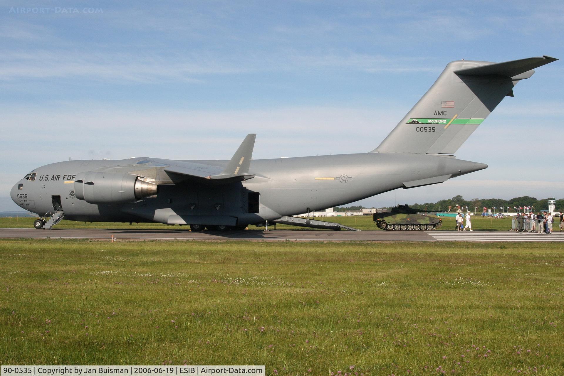 90-0535, 1990 Boeing C-17A Globemaster III C/N P-10, USAF