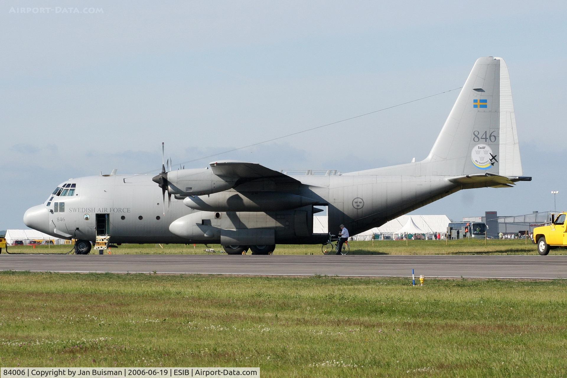 84006, 1981 Lockheed C-130H Hercules C/N 382-4885, Swedish Air Force