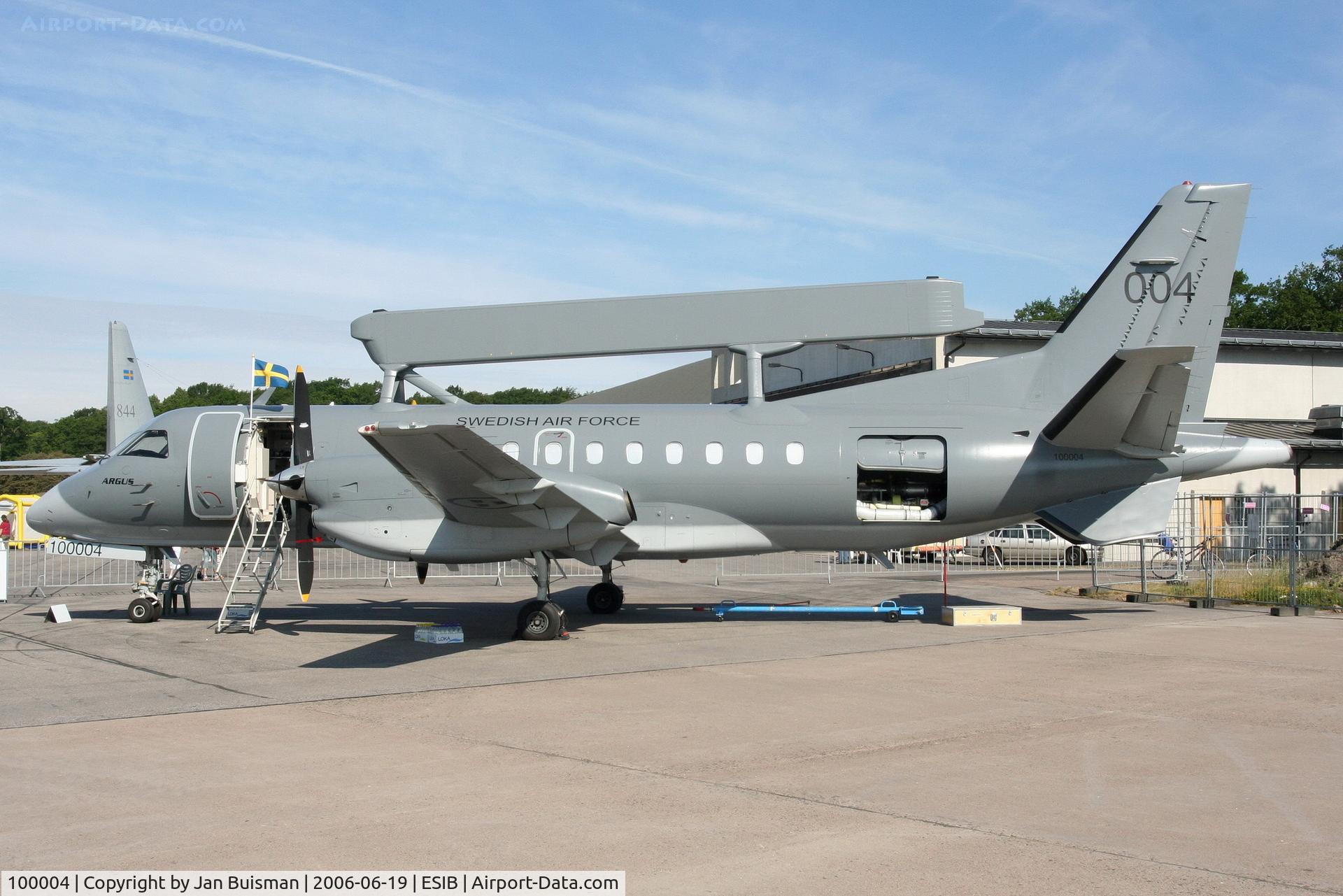 100004, 1996 Saab S100D Argus (340AEW) C/N 340B-395, Swedish Air Force