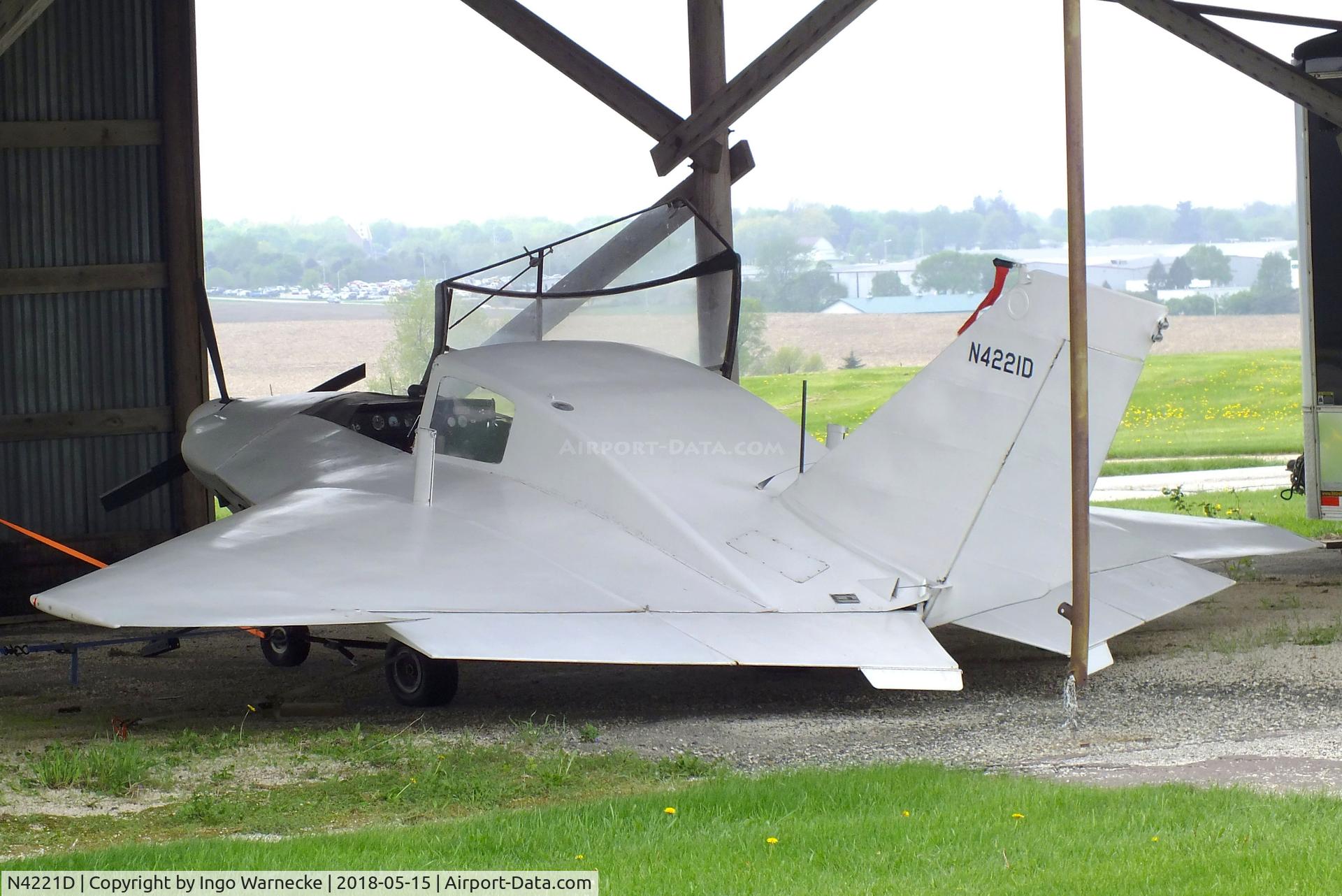N4221D, 1995 Dyke JD-2 Delta C/N 1269, Dyke (Breshears, Donald L) JD-2 Delta at the Iowa Aviation Museum, Greenfield IA