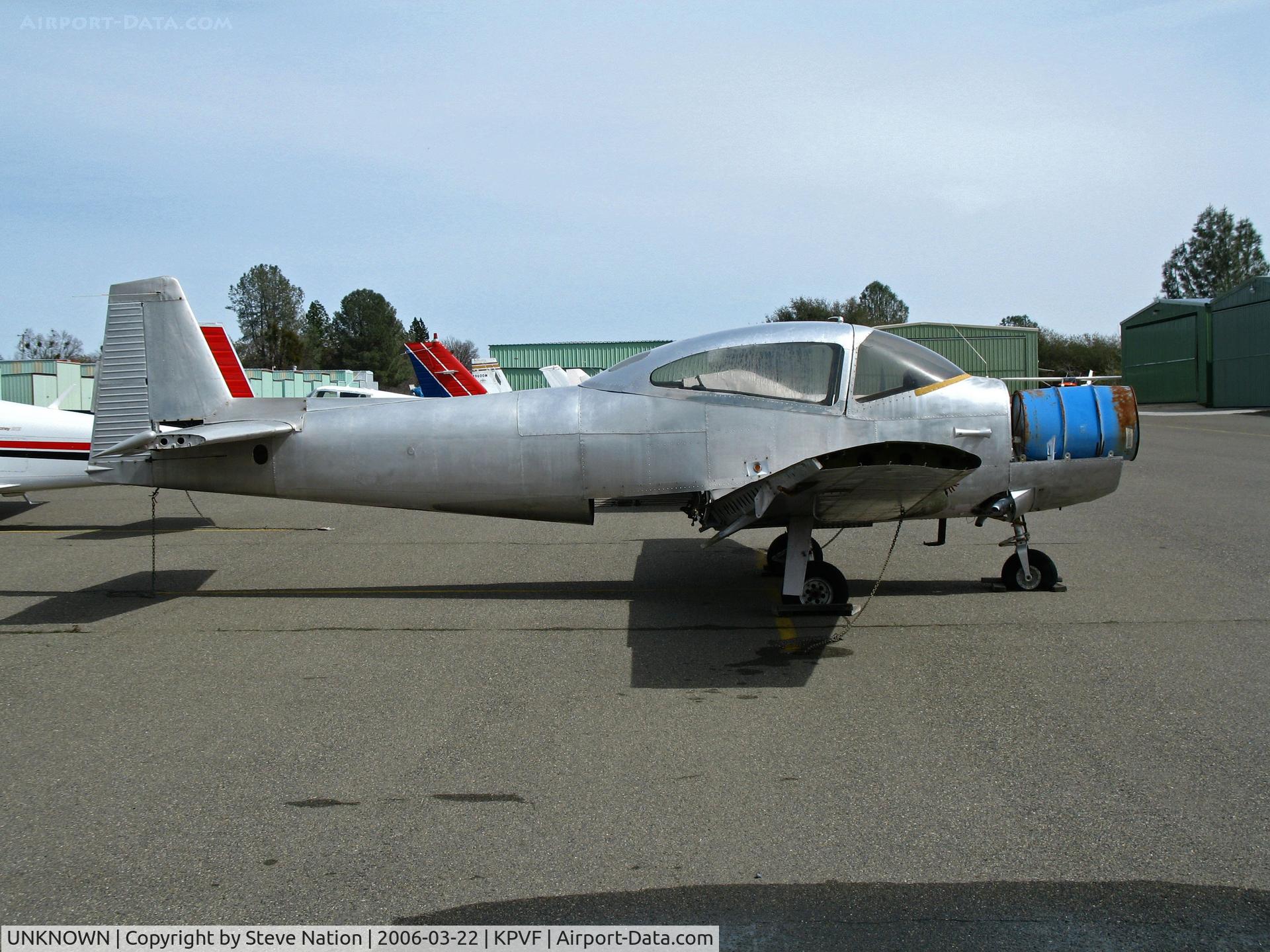 UNKNOWN, Unknown Unknown C/N Unknown, North American Navion with blue barrel