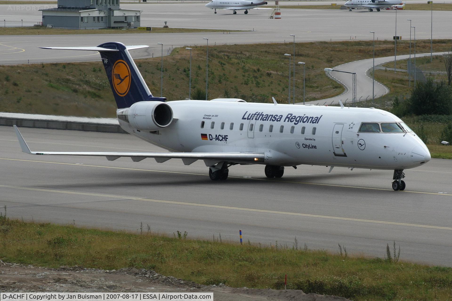 D-ACHF, 2000 Canadair CRJ-200LR (CL-600-2B19) C/N 7431, Lufthansa
