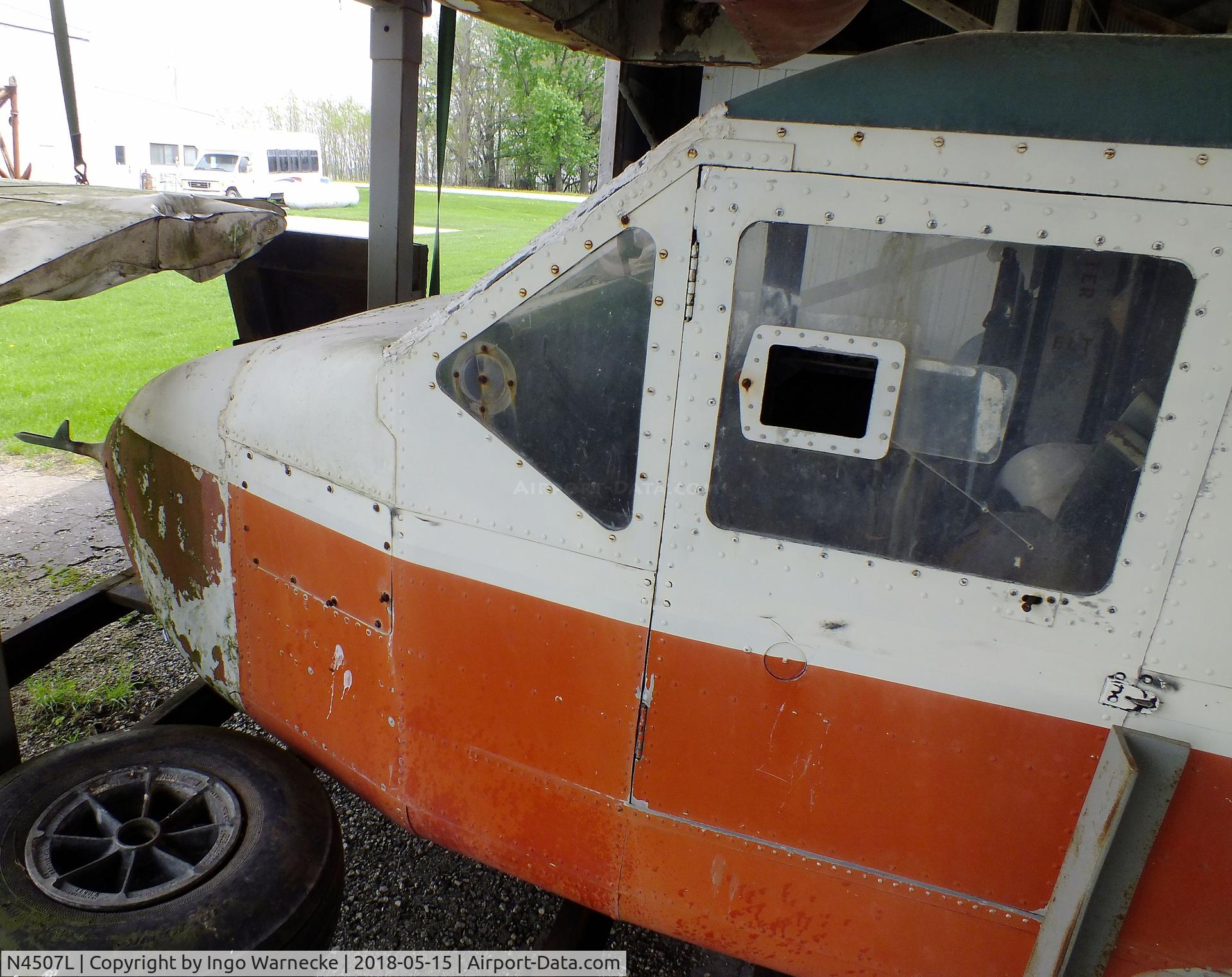 N4507L, 1973 Evangel Air 4500-300 C/N 006, Evangel Air 4500-300 disassembled, awaiting restoration at the Iowa Aviation Museum, Greenfield IA
