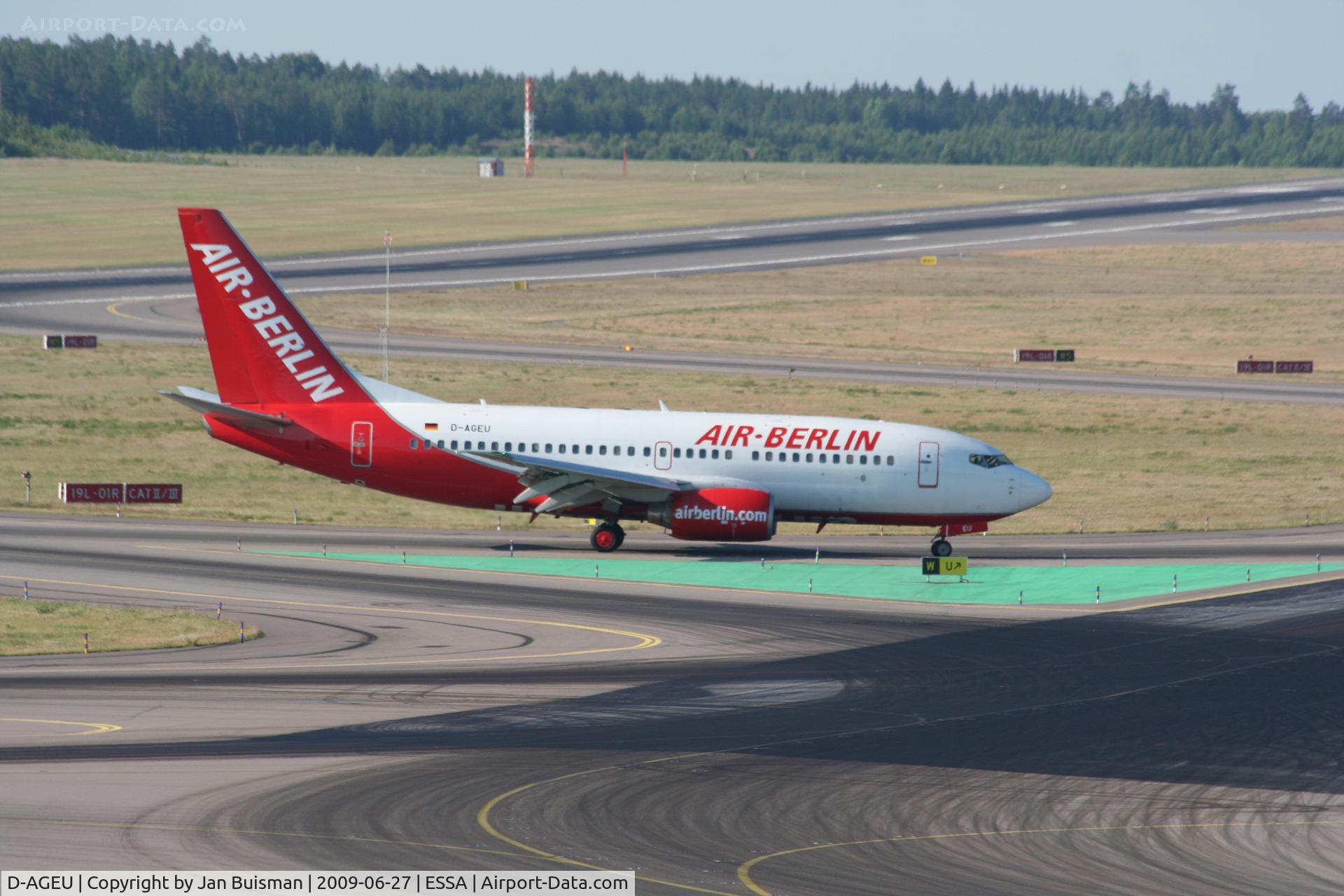 D-AGEU, 1998 Boeing 737-75B C/N 28104, Air Berlin