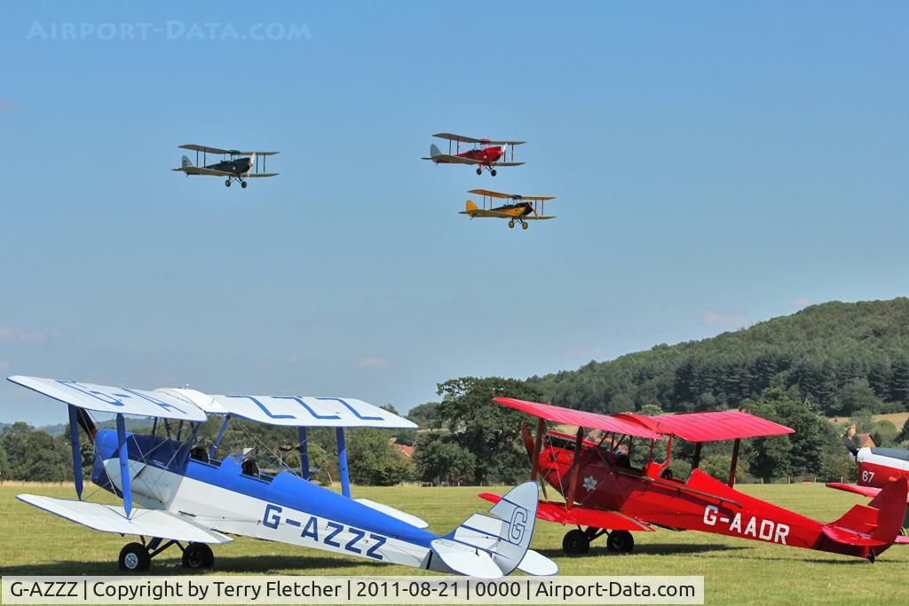 G-AZZZ, 1944 De Havilland DH-82A Tiger Moth II C/N 86311, Participant at the 80th Anniversary De Havilland Moth Club International Rally at Belvoir Castle , United Kingdom
