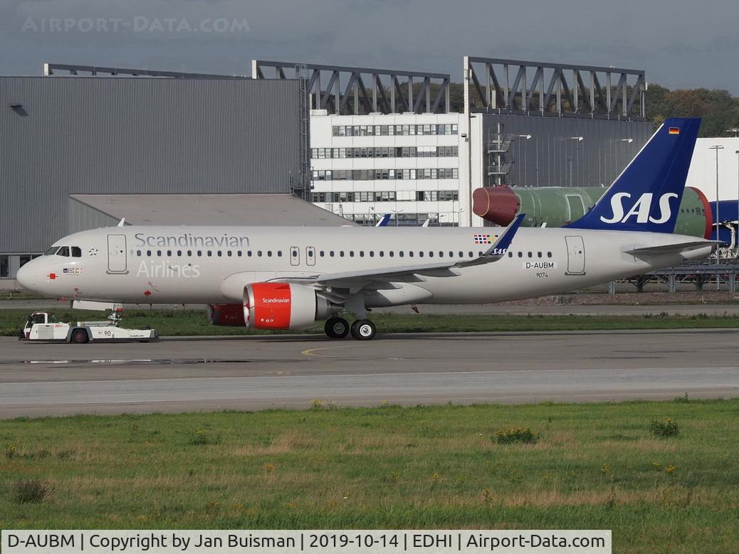 D-AUBM, 2019 Airbus A320-251N C/N 9074, SAS will be SE-ROS