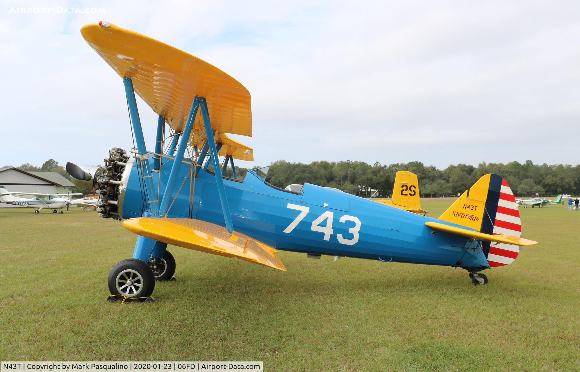 N43T, Boeing E75N1 C/N 75-5082, Stearman