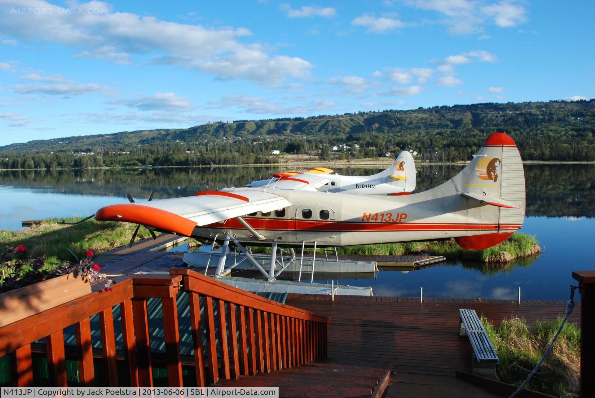 N413JP, 1958 De Havilland Canada DHC-3 Otter C/N 314, Beluga lake