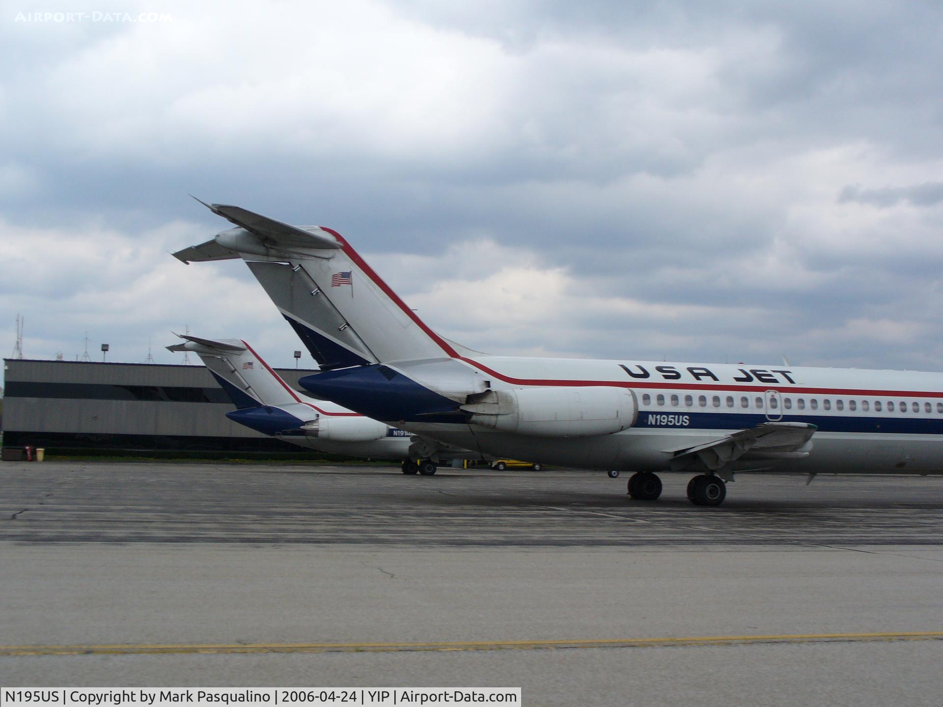 N195US, 1967 Douglas DC-9-15F C/N 47017, East Ramp