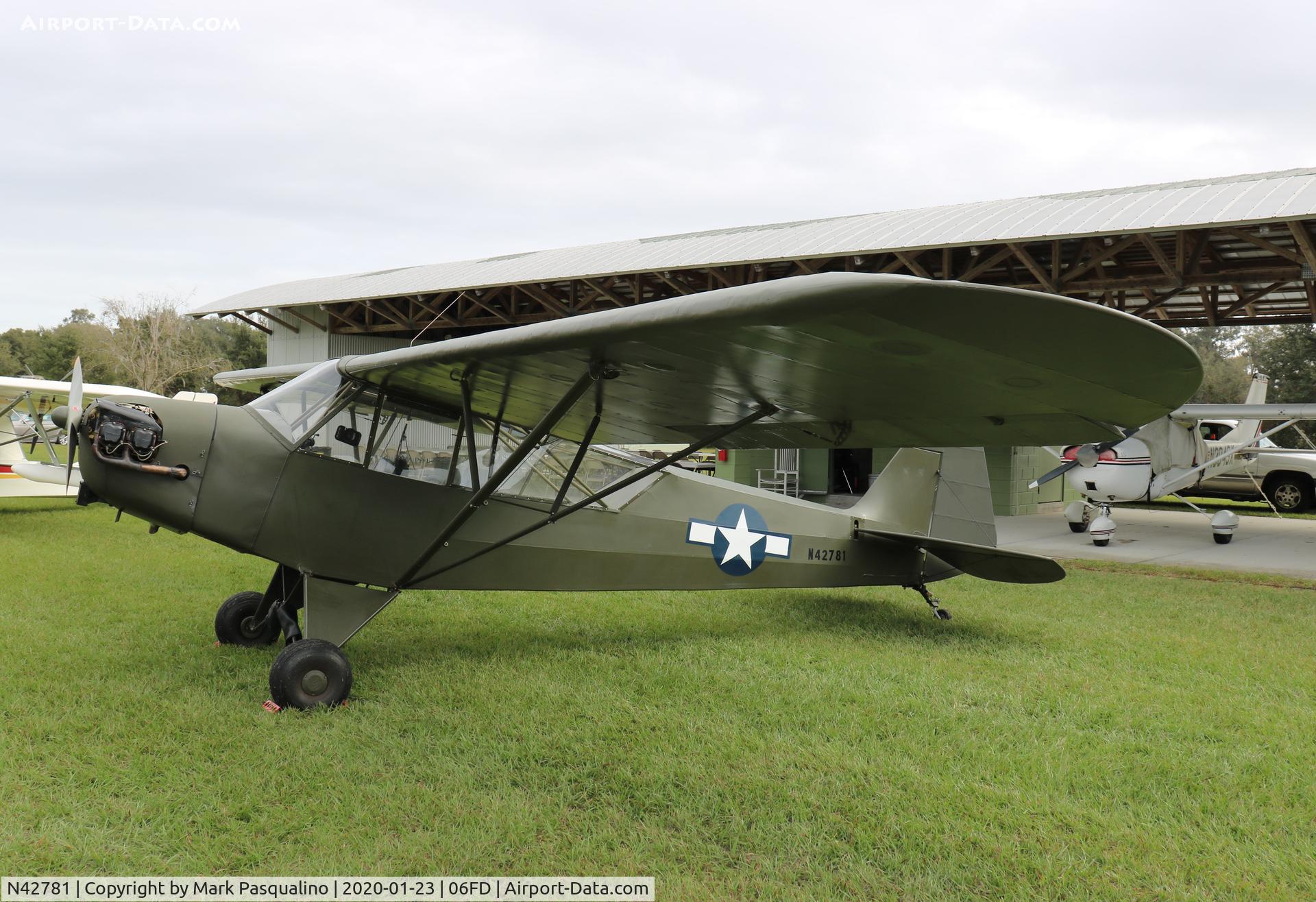 N42781, 1945 Piper J3C-65 Cub C/N 15092, Piper J3C-65